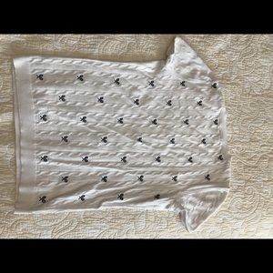 Spring/Summer Talbots Short Sleeved Cable Top